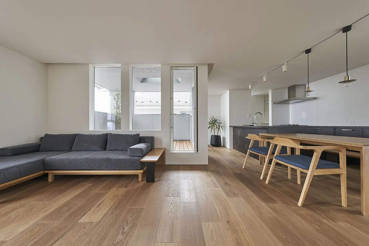 シンプルであきのこない空間